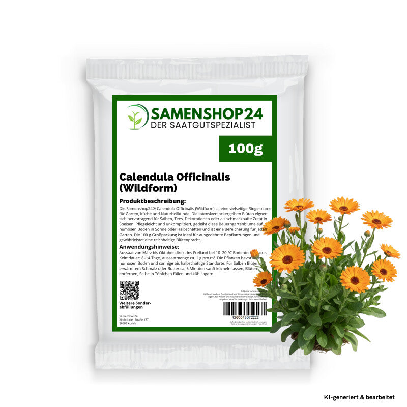 Calendula Officinalis (Wildform) 100g