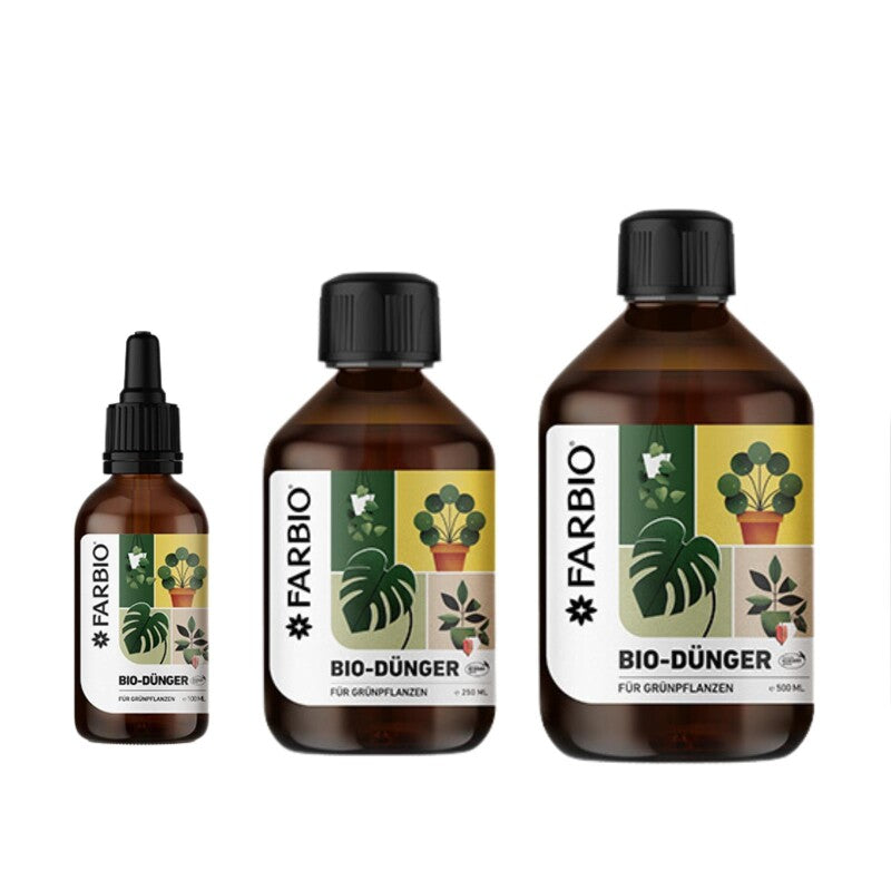 FARBIO® Bio-Dünger Für Zimmer Und Grünpflanzen, 100-500ml