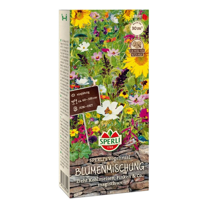 Blumenmischung Sperli’s Vogelinsel, Zieht Kohlmeisen Finken & Co. Magisch An