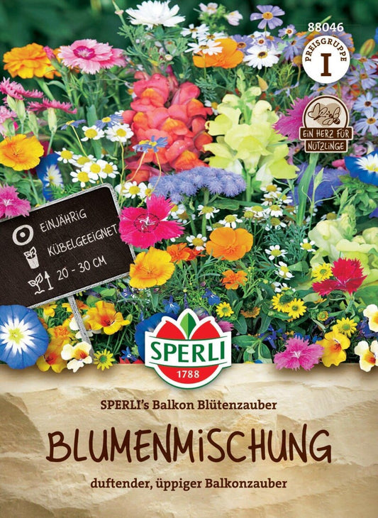  Blumenmischung SPERLI's Balkon Blütenzauber, Duftend Und üppig Blühend, Saatgut Von Sperli