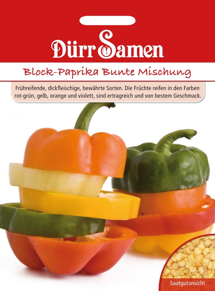  Block-Paprika Bunte Mischung