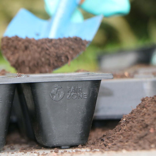  FAIR ZONE Saatgutschale L – Anzuchttöpfe Je 5 X 4 Cm - FSC 100%