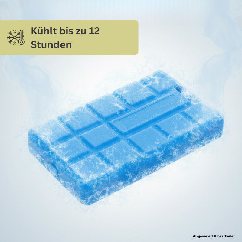  Kühlakku Blau | (200 G) | Schnell Gefrierend | Lange Kühldauer | Robust Und Langlebig | Auslaufsicher