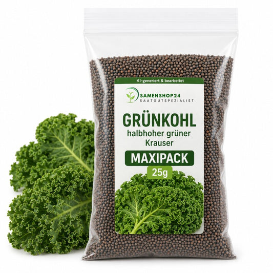  Grünkohl Halbhoher Grüner Krauser MAXIPACK 25g