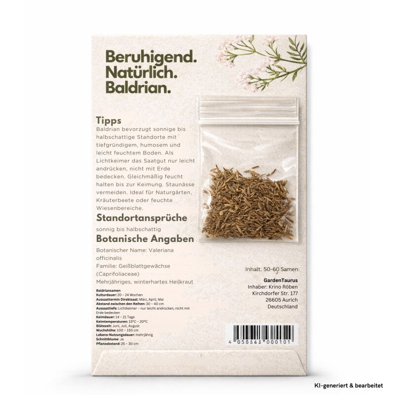  Echter Baldrian Valeriana Officinalis Traditionelle Heilpflanze