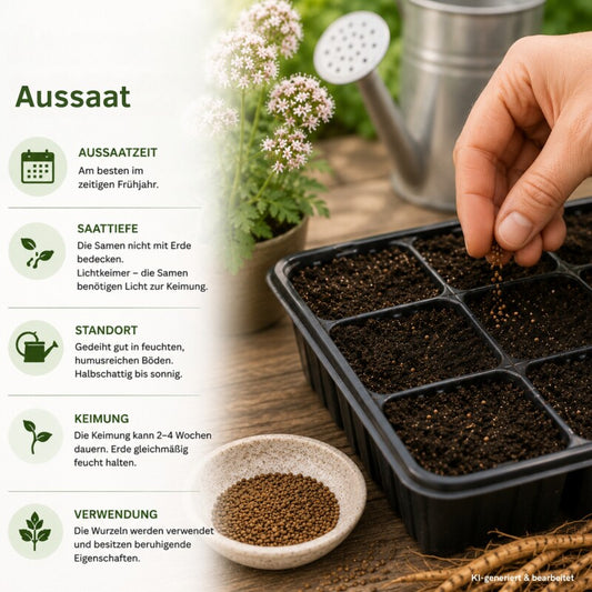  Echter Baldrian Valeriana Officinalis Traditionelle Heilpflanze