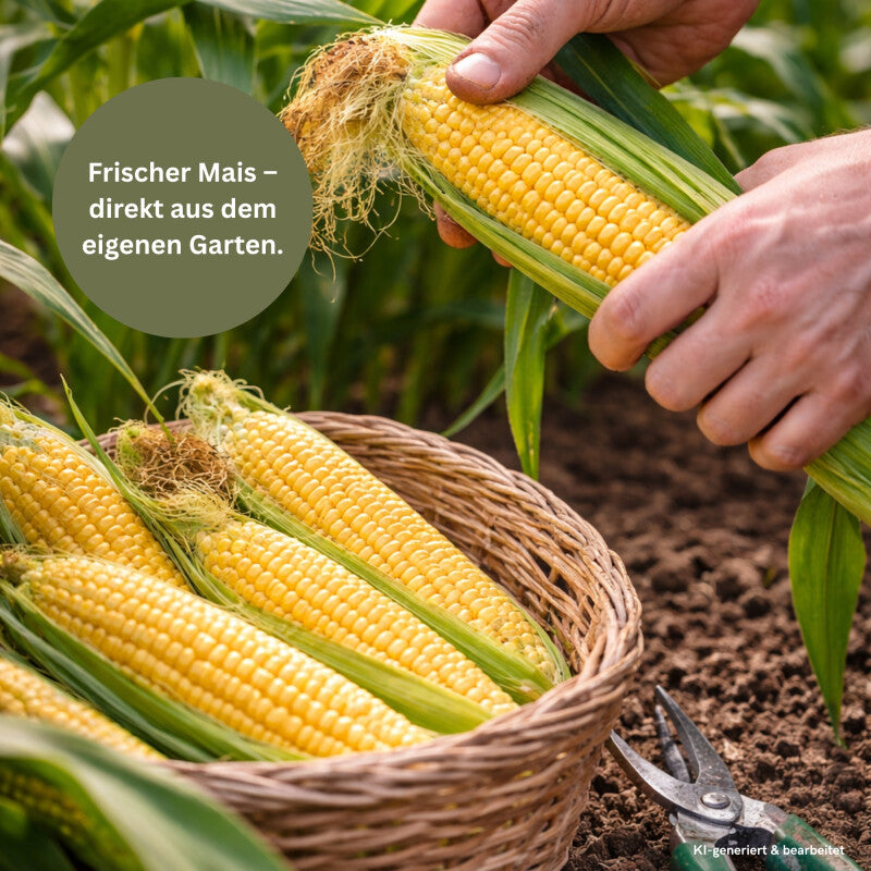  GardenTaurus®Zuckermais Golden Bantam Sehr Süß Frühreifende Sorte 50g - 1000g Packung