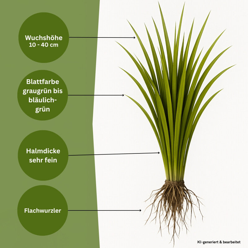  Samenshop24® Härtlicher Schwingel/ Schafschwingel Festuca Trachyphylla | 1kg Für 200 M²