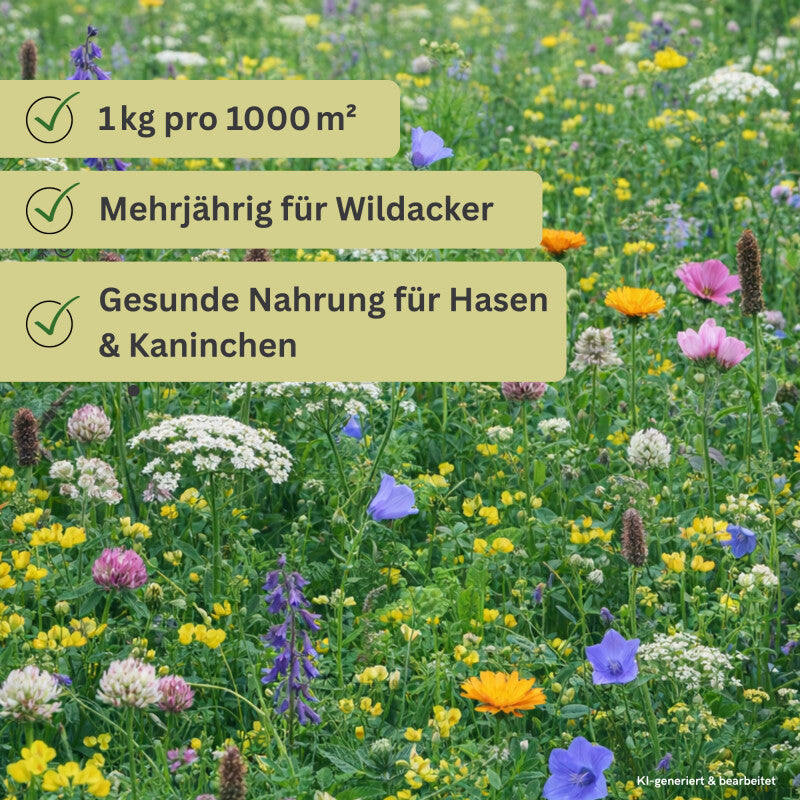  Hasenapotheke (ohne Gräser) Für Niederwild 1kg
