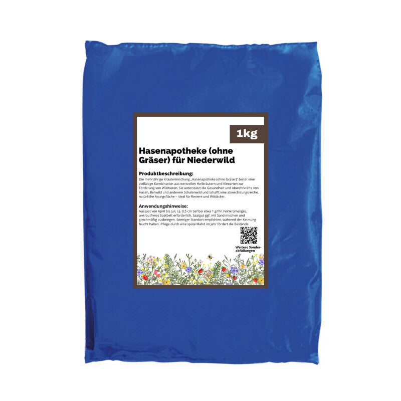  Hasenapotheke (ohne Gräser) Für Niederwild 1kg