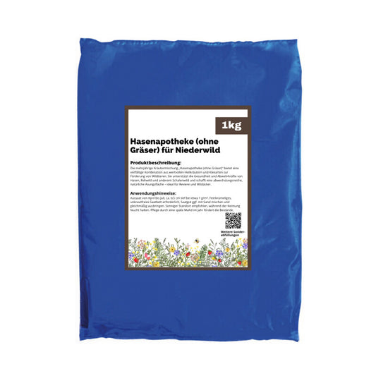  Hasenapotheke (ohne Gräser) Für Niederwild 1kg