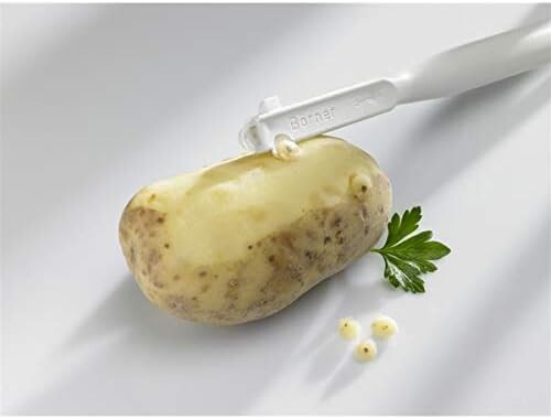  Börner Kombischäler, Grün, Sparschäler Für Obst & Gemüse Aus Rostfreiem Edelstahl