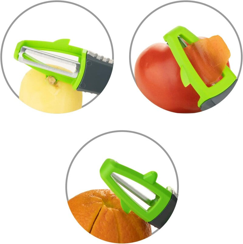  Börner Multi Peeler, Zwei Schäler – Zwei Funktionen – Ein Griff