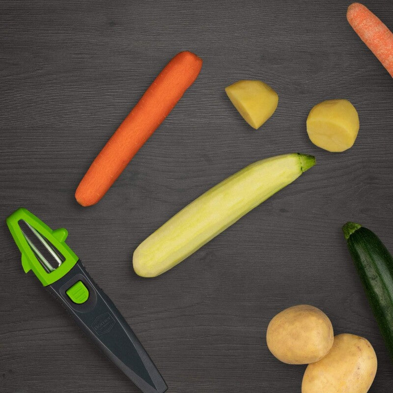  Börner Multi Peeler, Zwei Schäler – Zwei Funktionen – Ein Griff