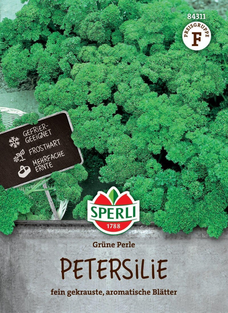  Petersilie Grüne Perle, Feingekraust, Frosthart, Gefriergeeignet, Saatgut Von Sperli