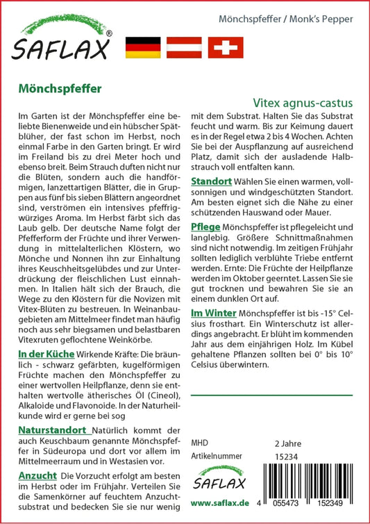  Mönchspfeffer - Vitex Agnus-castus -Heilpflanzen