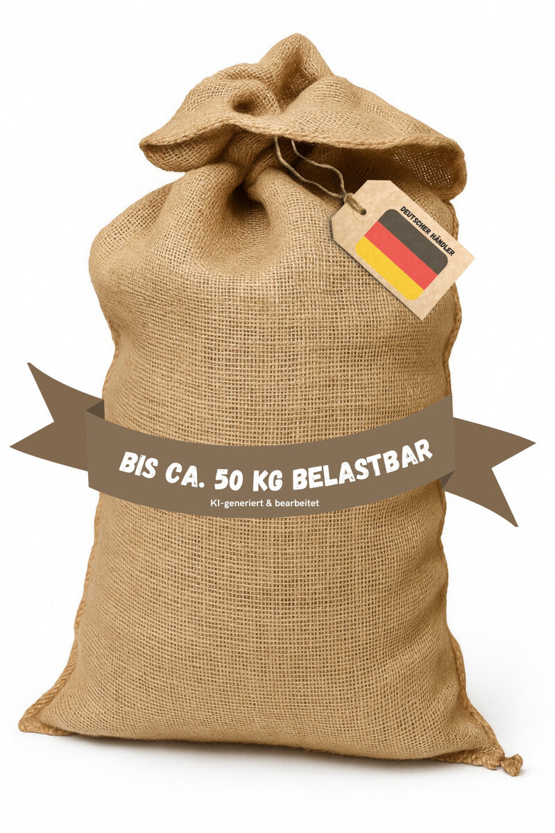  Samenshop24® Premium Jutesäcke Aus 100 % Naturfaser, Neu, Größe 110cm X 60cm, Strapazierfähig, ökologisch, Kartoffelsack, Aufbewahrung Für Obst/ Gemüse, Winterschutz, Deko Uvm.