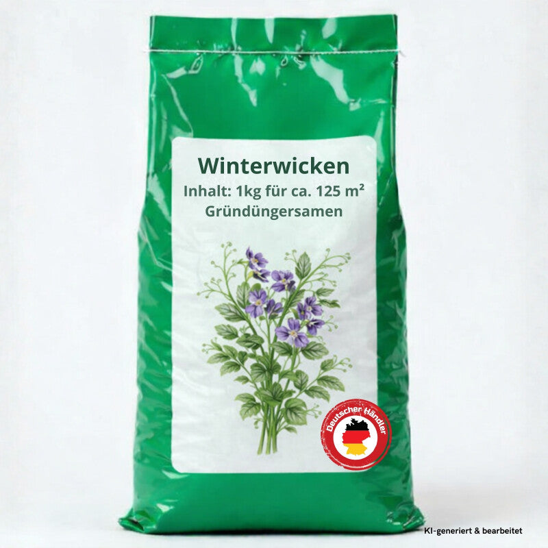  Samenshop24® Winterwicken, Vicia Villosa, Inhalt: 1kg Für Ca. 125 M²
