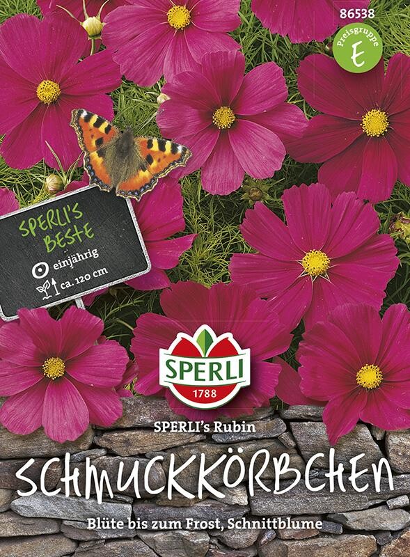  Schmuckkörbchen Sperli´s Rubin | Einjährige Starkwüchsige Großblumige Pflanze