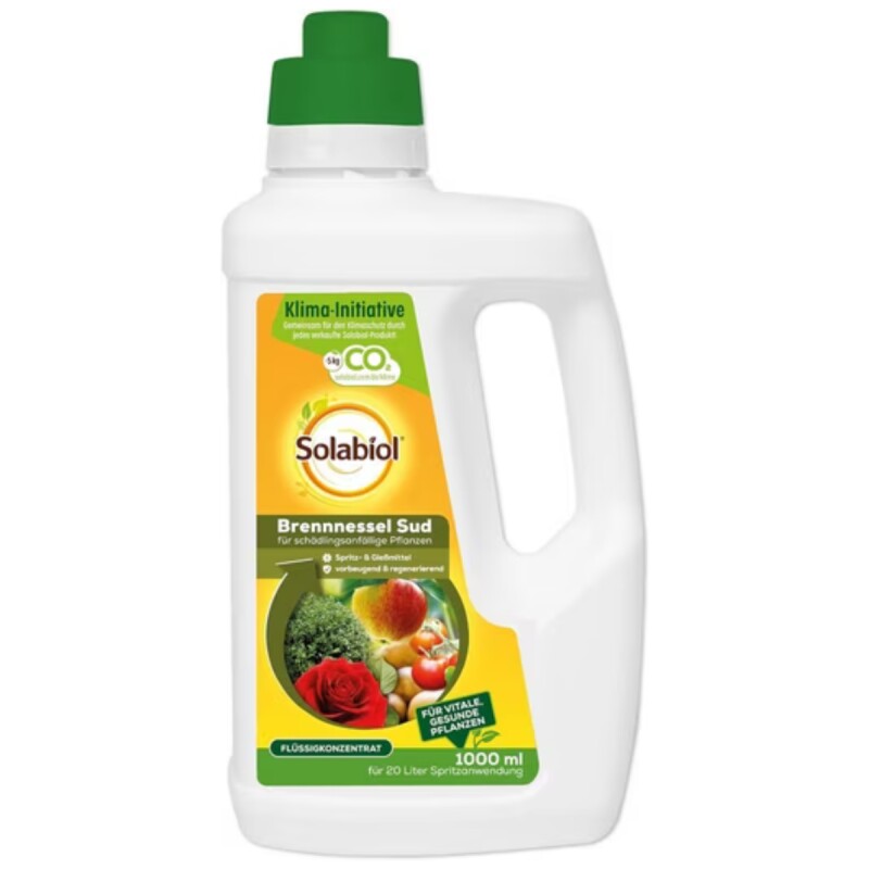  Solabiol Brennnessel Sud, Biologisches Pflanzenstärkungsmittel Zur Kräftigung Und Stärkung Schädlingsanfälliger Pflanzen, 1 Liter