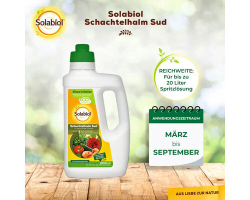  Solabiol Schachtelhalm Sud, Biologisches Pflanzenstärkungsmittel 1 Liter