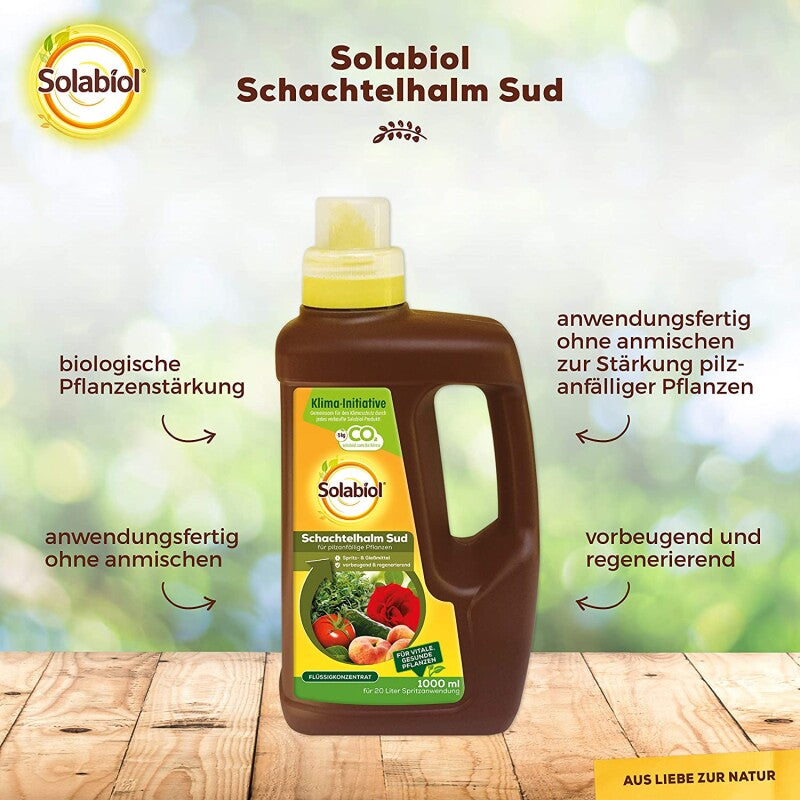  Solabiol Schachtelhalm Sud, Biologisches Pflanzenstärkungsmittel 1 Liter