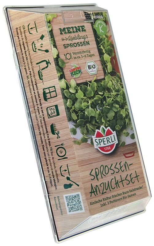  BIO Keimsprossen Salatrauke Starter-Set