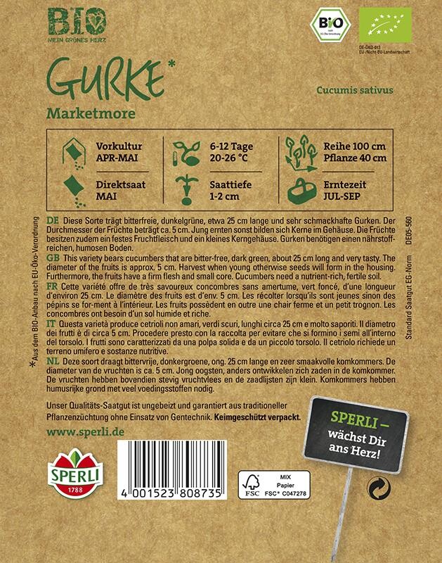  BIO Salatgurke Marketmore