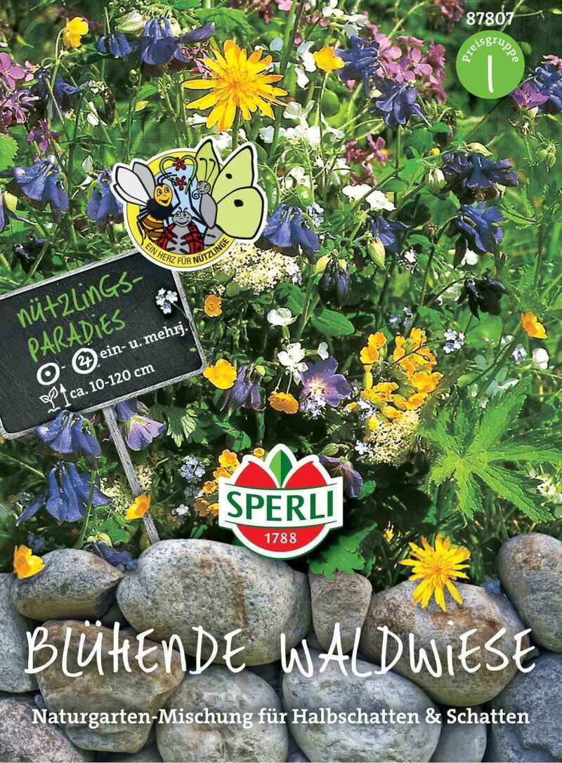  Blumenmischung Blühende Waldwiese, Enthält Blumenarten Aus Europa Und Nordamerika, Magnet Für Schmetterlinge Und Insekten
