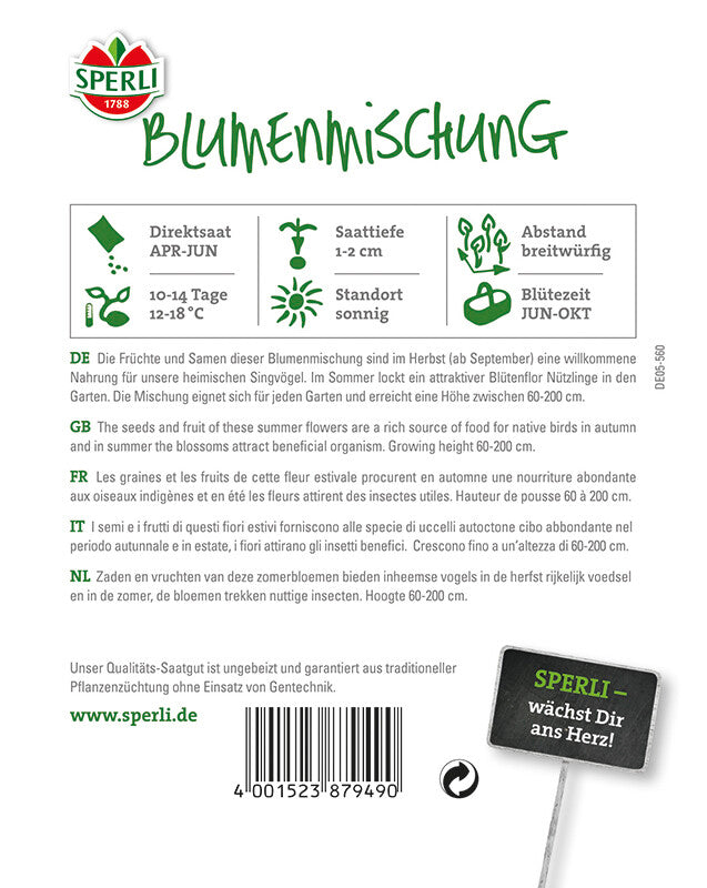  Blumenmischung Für Vögel