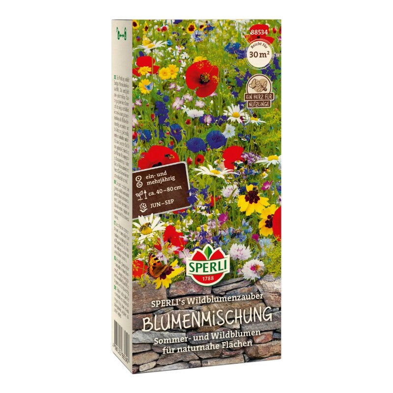  Blumenmischung Sperli’s Wildblumenzauber, Sommer- Und Wildblumen Für Naturnahe Flächen