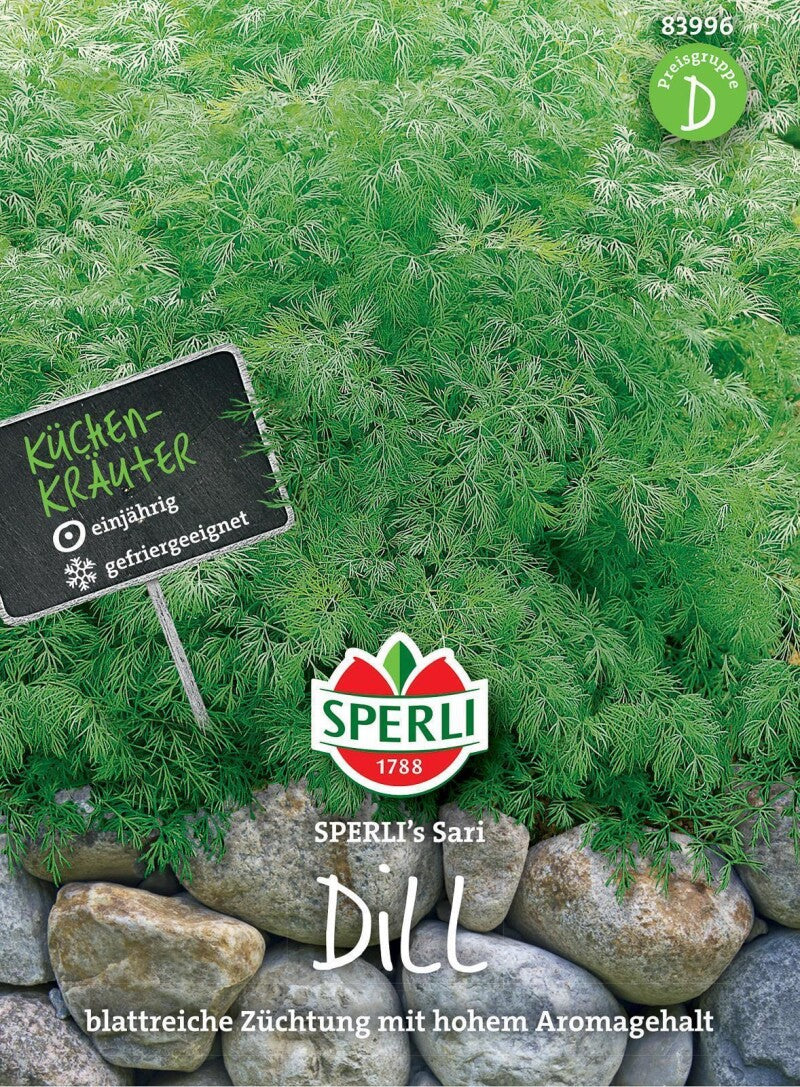  Dill SPERLI's Sari, Verfügt über Besonders Hohen Aromagehalt, Schnellwüchsig Und Ertragreich, Spitzenzüchtung