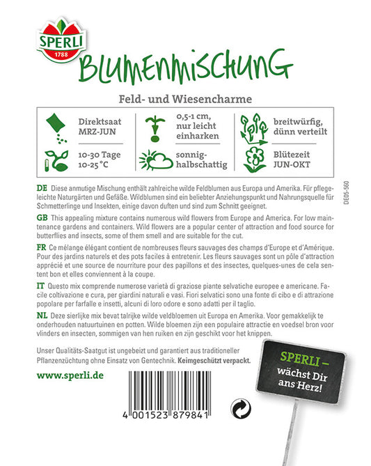  Feld- Und Wildblumenmischung Wiesencharme Ein- Und Mehrjährig