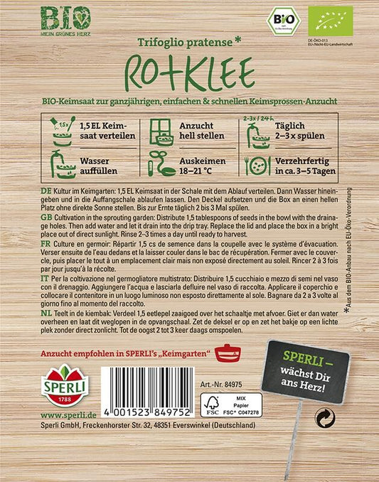  BIO Keimsprossen Rotklee 20g
