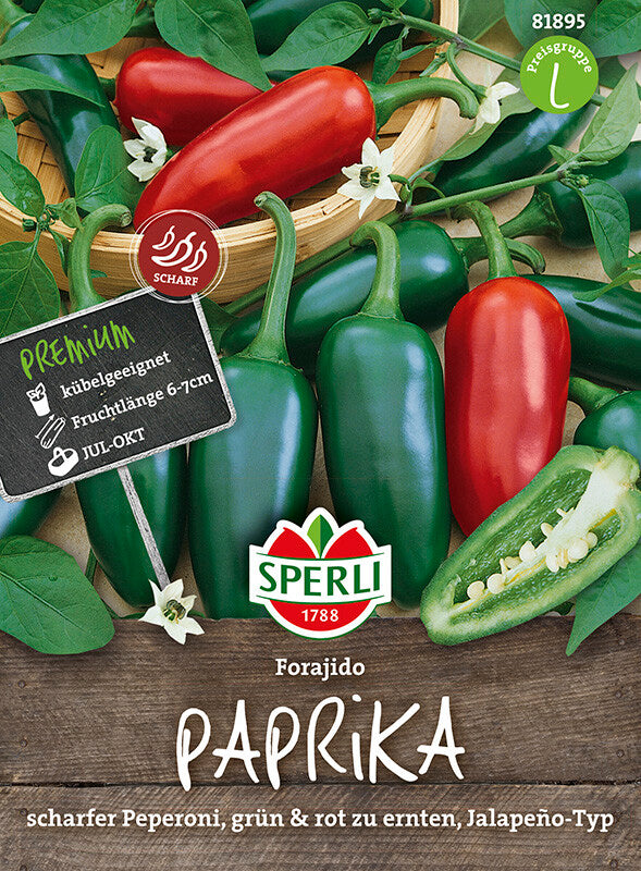  Paprika Forajido Jalapeno
