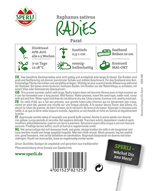  Radies Parat, 5 M Saatband