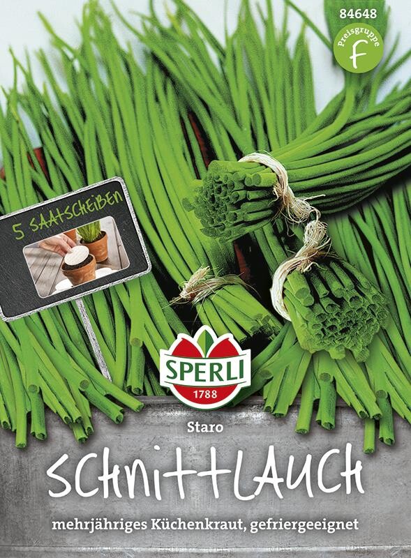  Schnittlauch Staro, 5 Saatscheiben