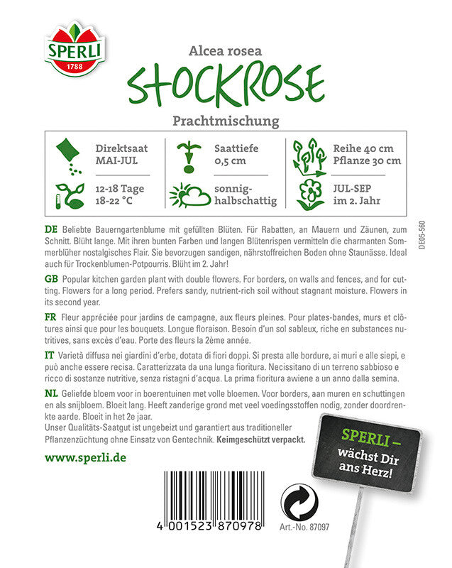  Stockrose Prachtmischung