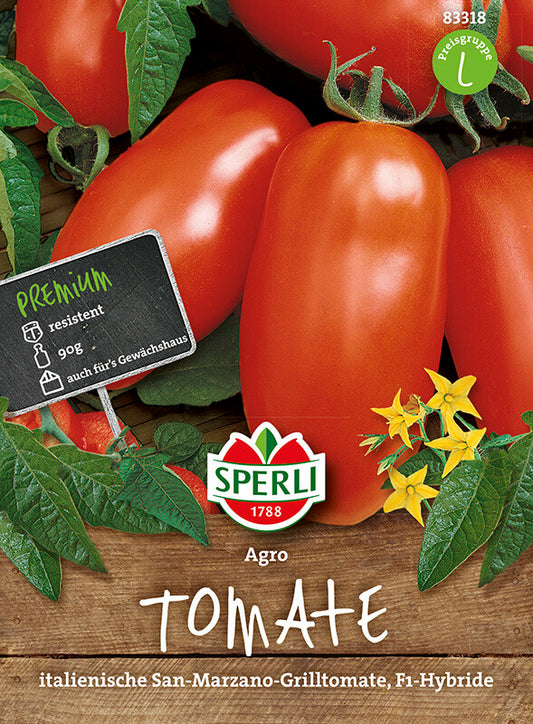 Tomate Agro F1 San Marzano Grilltomate