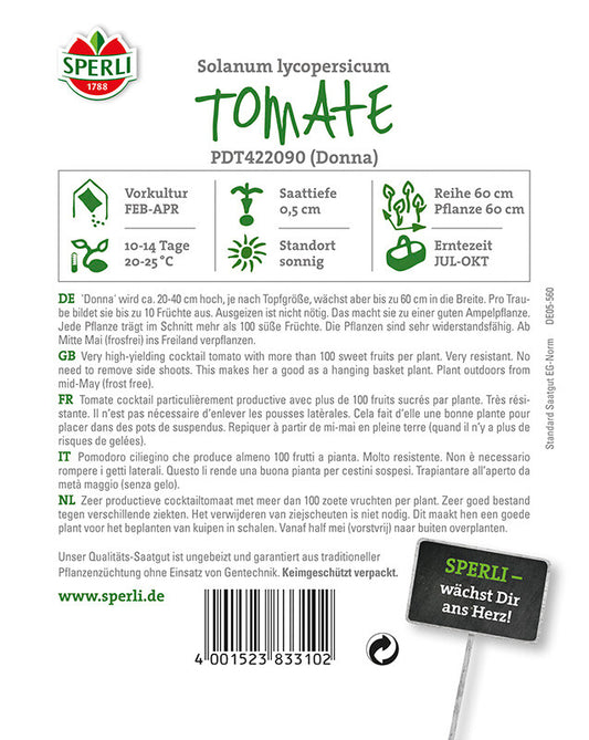  Tomate Donna F1 (Topftomate)