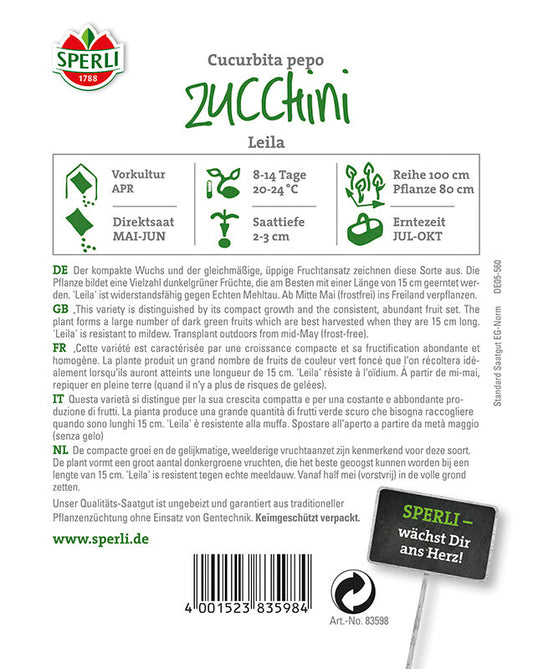  Zucchini Leila F1