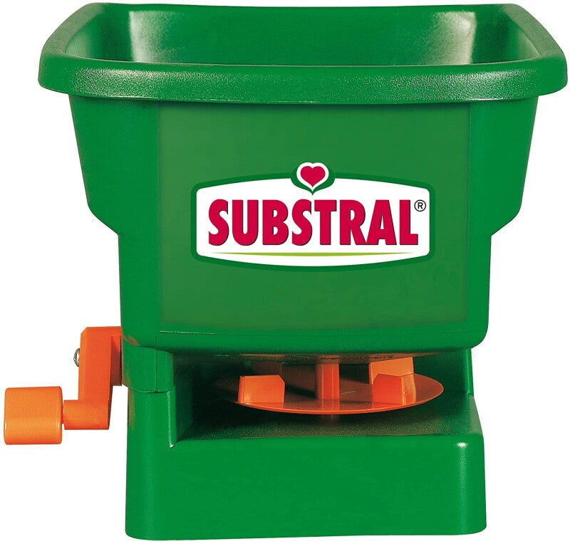  Substral HandyGreen Universal-Handstreuer Für Rasendünger, Rasensamen, Ganulierte Gartendünger, Feiner Split