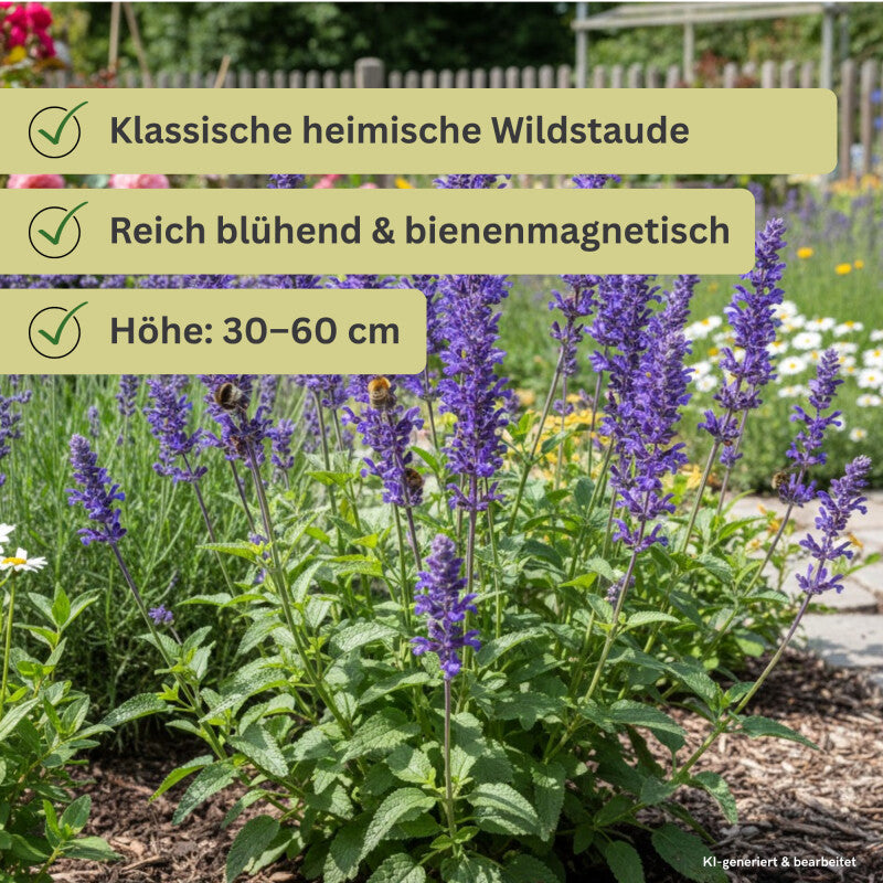  Wiesensalbei, Salvia Pratensis, Inhalt: 10g (für 10 M²)